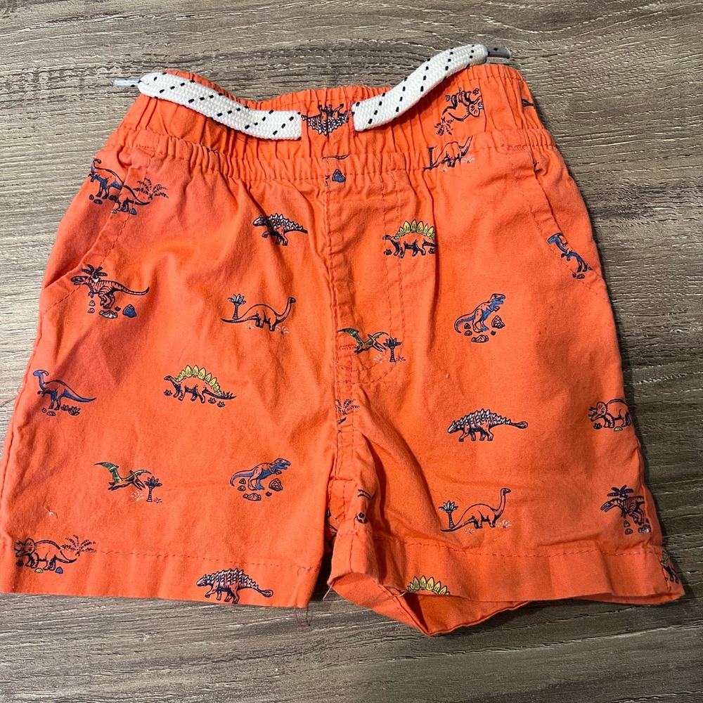 Free Planet Dino Shorts. Size 18 months.